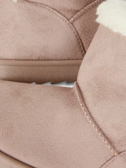 Sale Stiefel Mit Plüschfutter Und Schleife Hinten Kinder Stiefel Und Gummistiefel