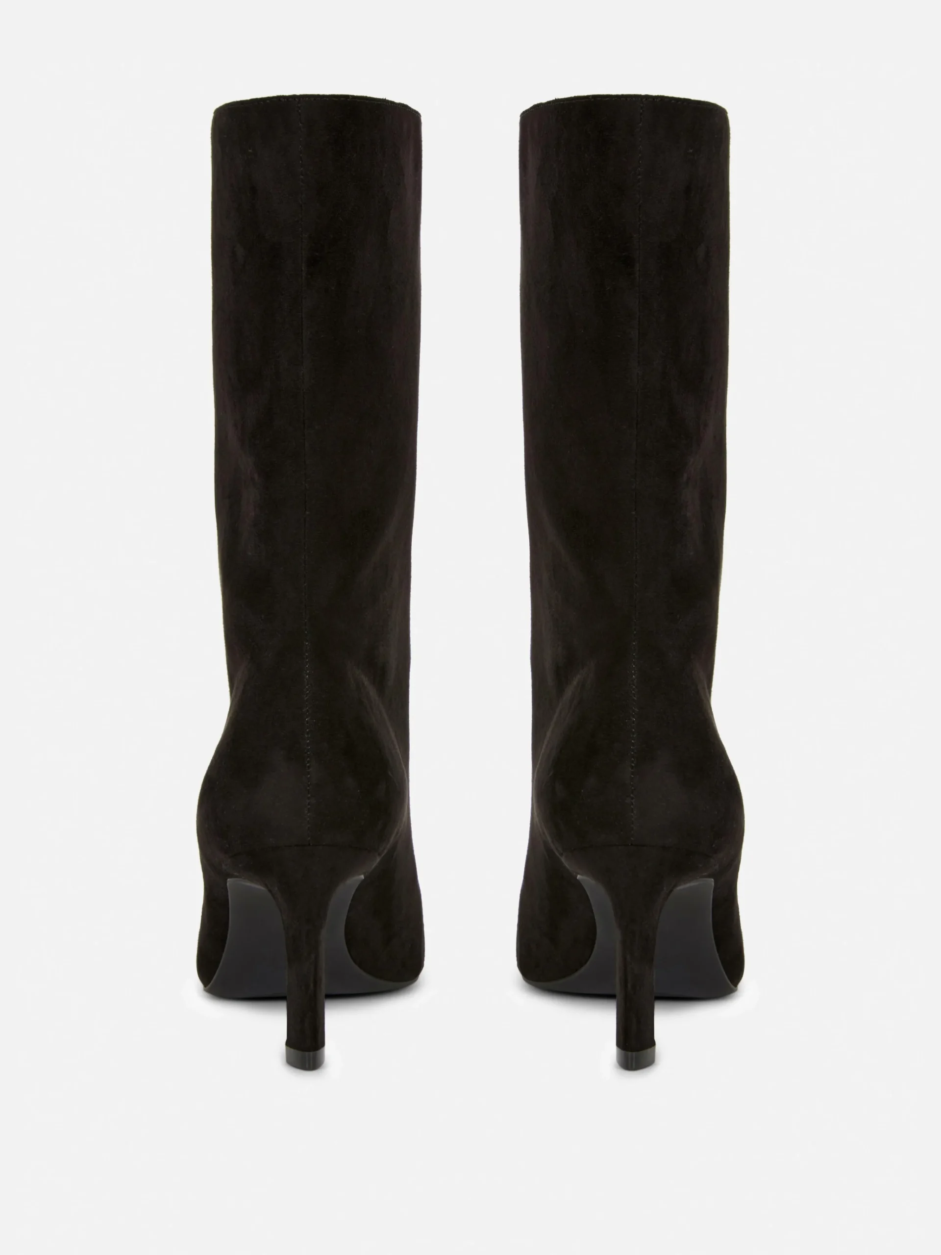 Sale Stiletto-Stiefel In Wildleder-Optik Damen Stiefel