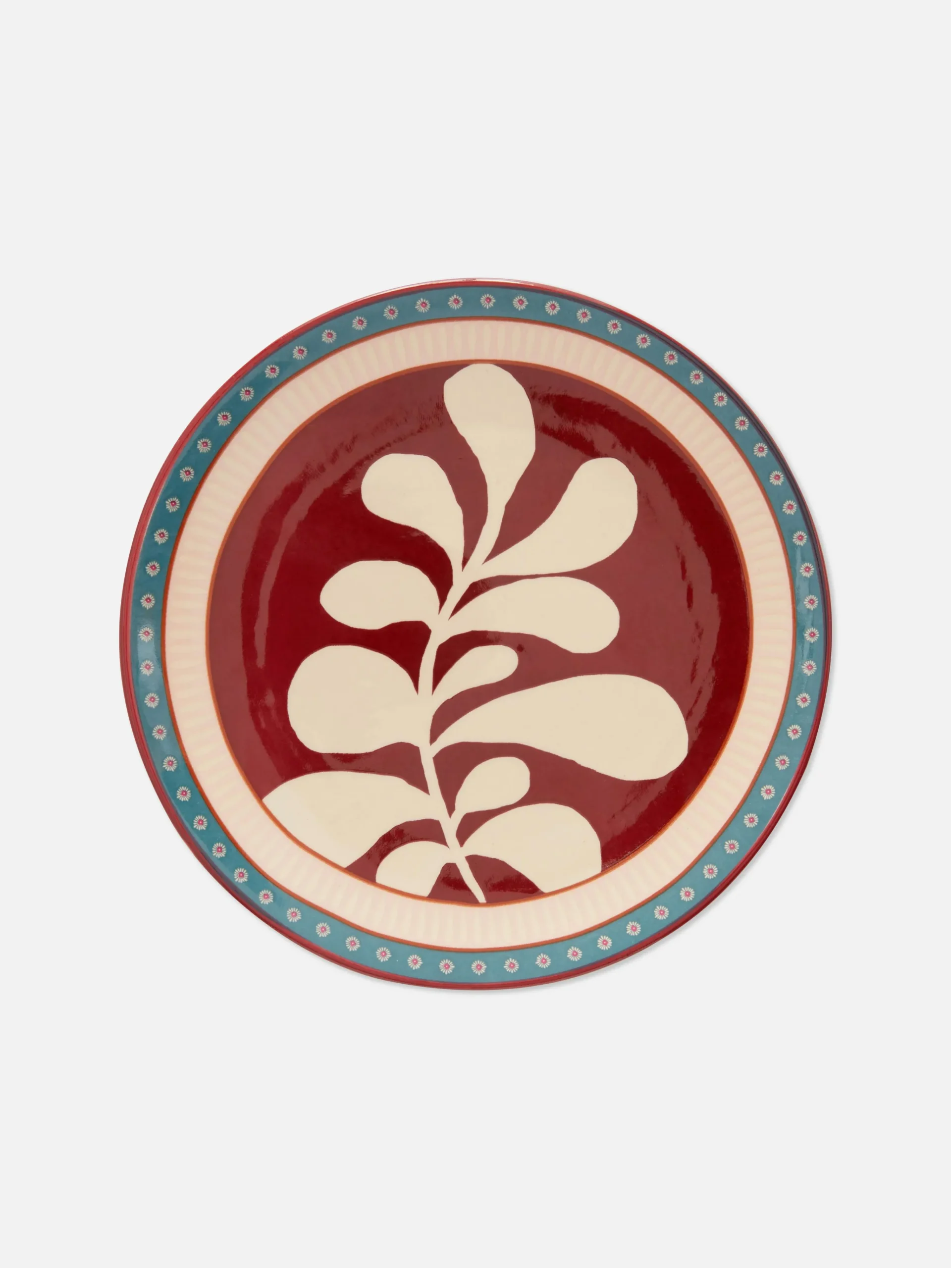 Sale Stilisierter Beilagenteller Mit Blumenmuster Teller, Schüsseln Und Platten