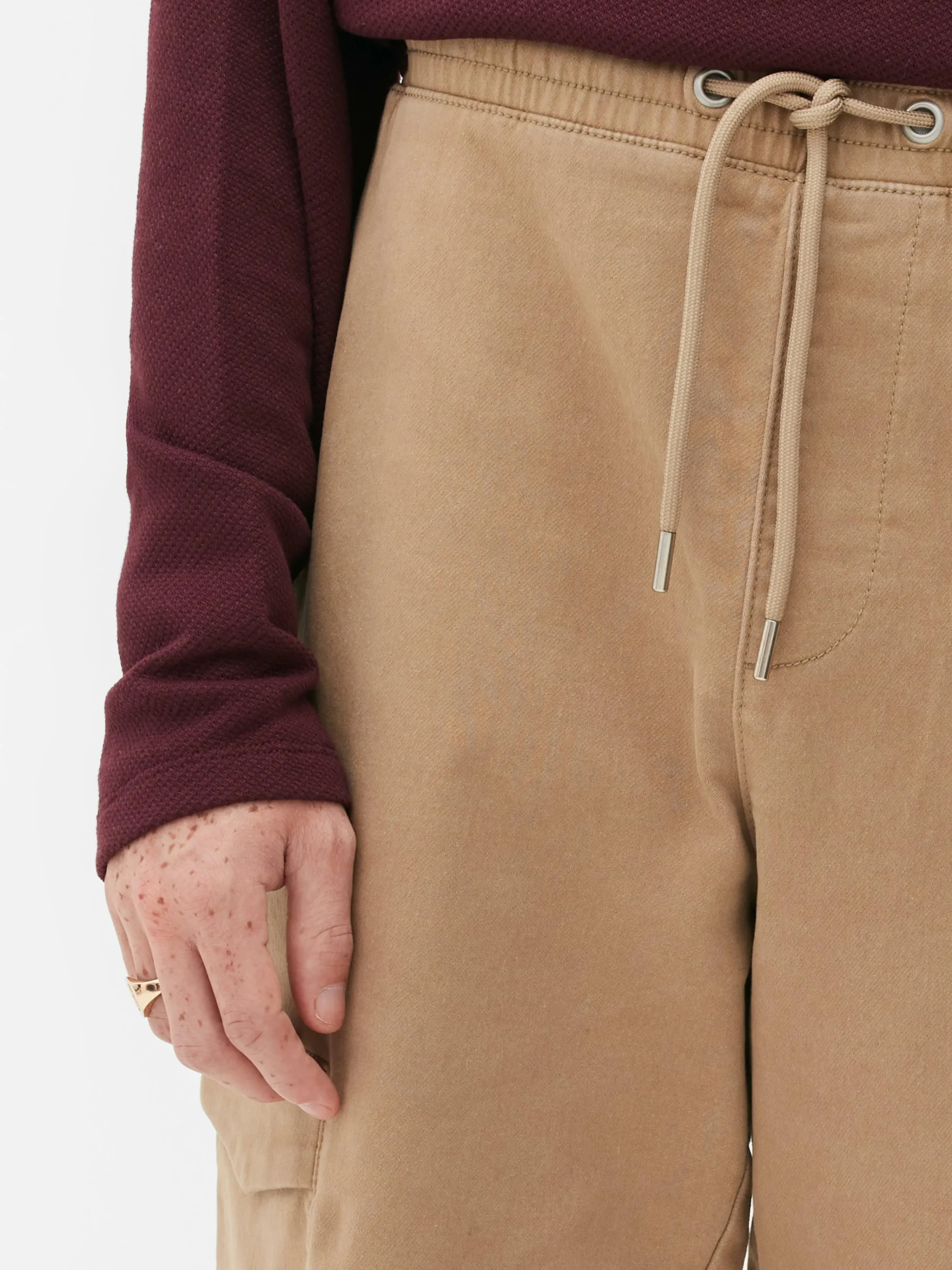 Stretch-Cargo-Jogginghose In Lockerer Passform Herren Hosen