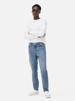 Stretch-Jeans Mit Geradem Bein Herren Jeans