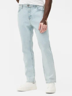 New Stretch-Jeans Mit Geradem Bein Herren Jeans