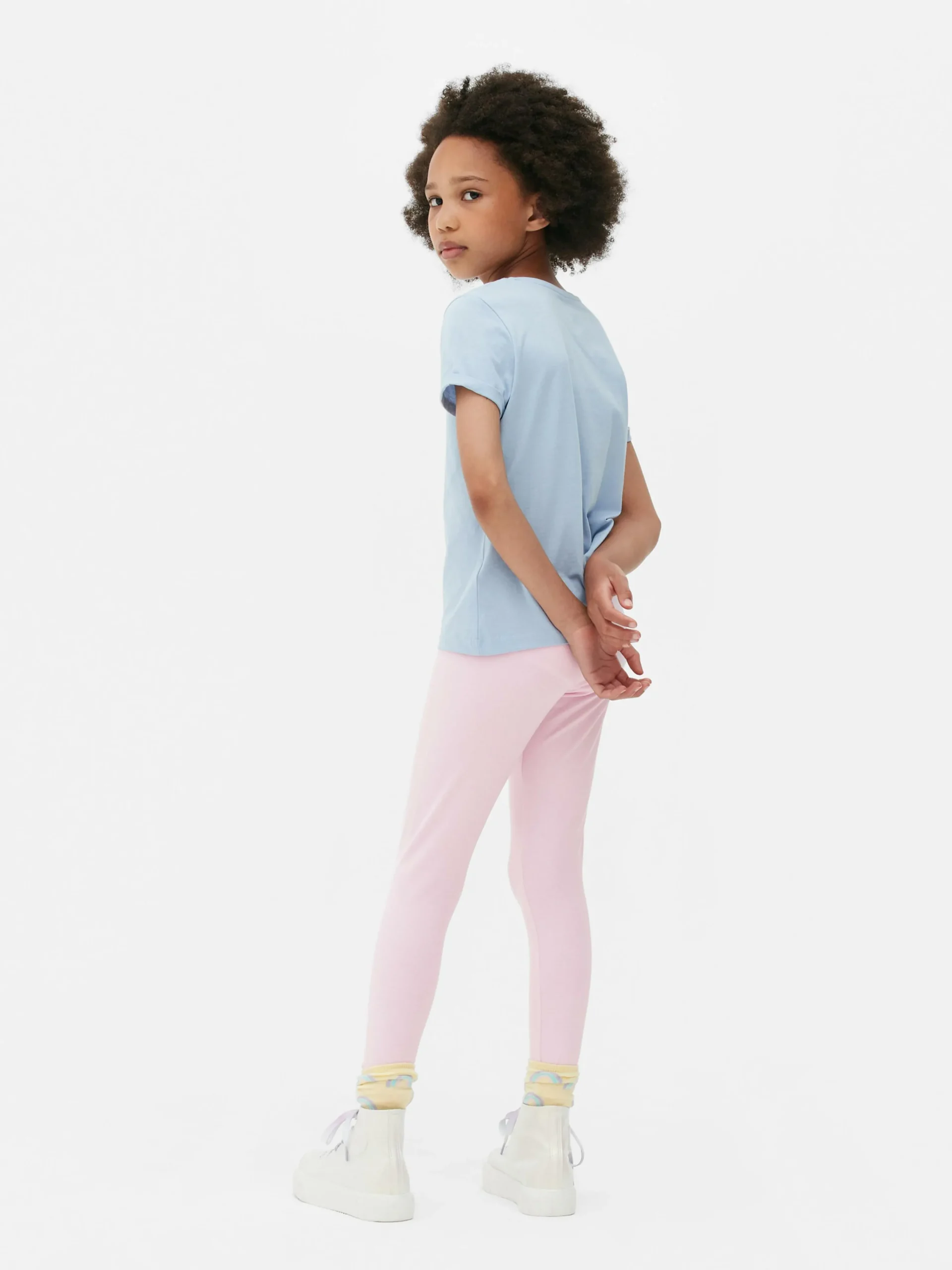 Stretch-Leggings In Blockfarben Kinder Hosen Und Leggings