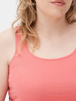 Hot Stretch-Tanktop Mit U-Ausschnitt Damen Tops Und T-Shirts