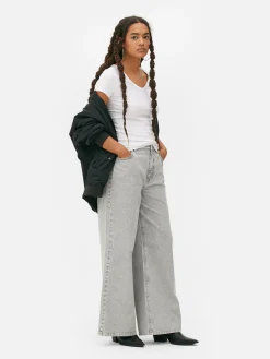 Hot Stretch-T-Shirt Mit V-Ausschnitt Damen Tops Und T-Shirts