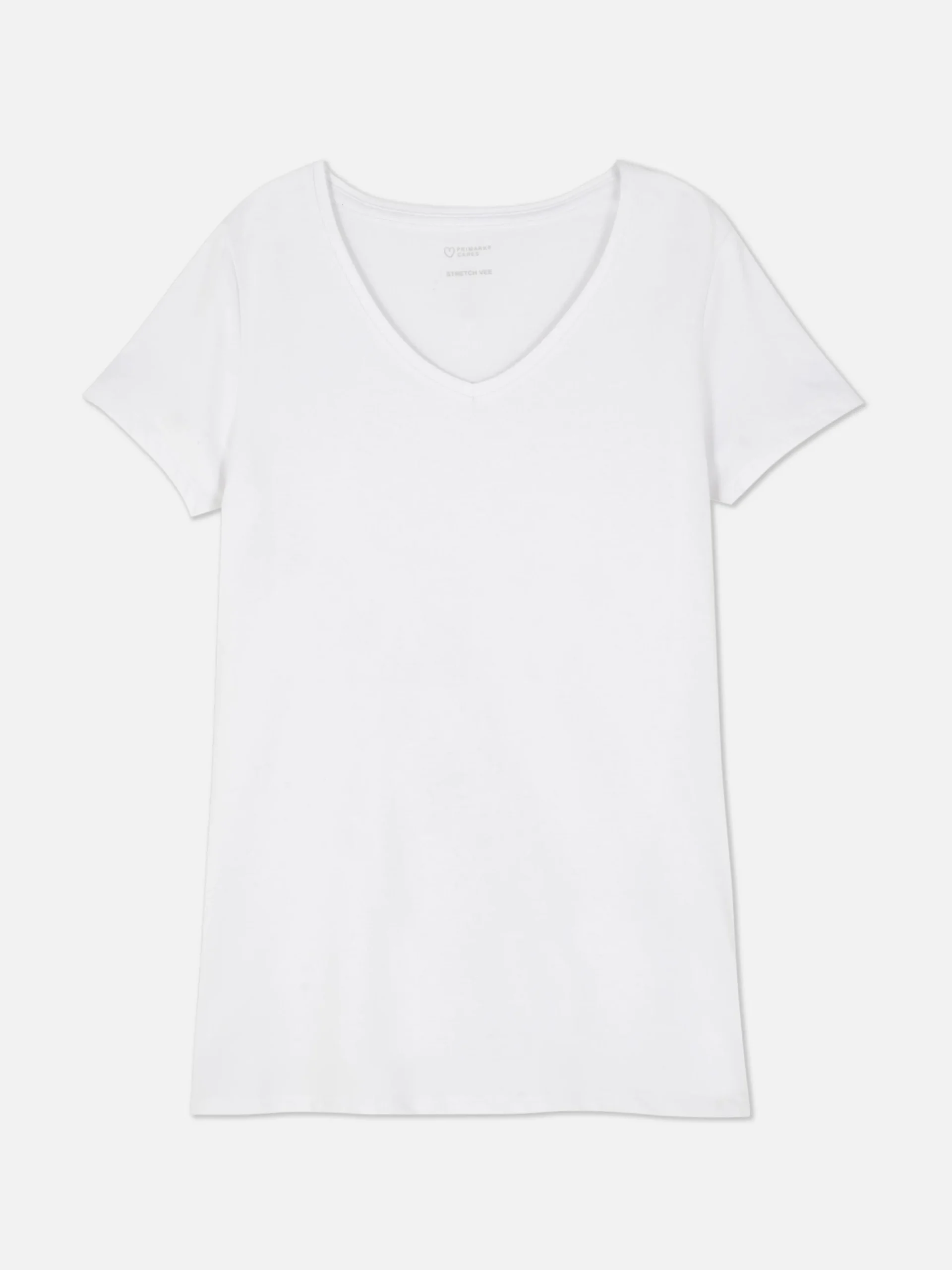 Hot Stretch-T-Shirt Mit V-Ausschnitt Damen Tops Und T-Shirts