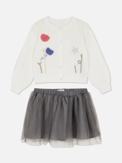 Sale Strickcardigan Und Tutu Im Set Kinder Sets Und Outfits