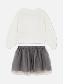 Sale Strickcardigan Und Tutu Im Set Kinder Sets Und Outfits