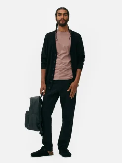 Hot Strickjacke Mit Großen Knöpfen Herren Pullover Und Cardigans