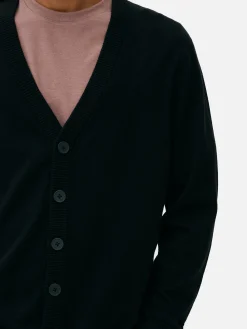 Hot Strickjacke Mit Großen Knöpfen Herren Pullover Und Cardigans