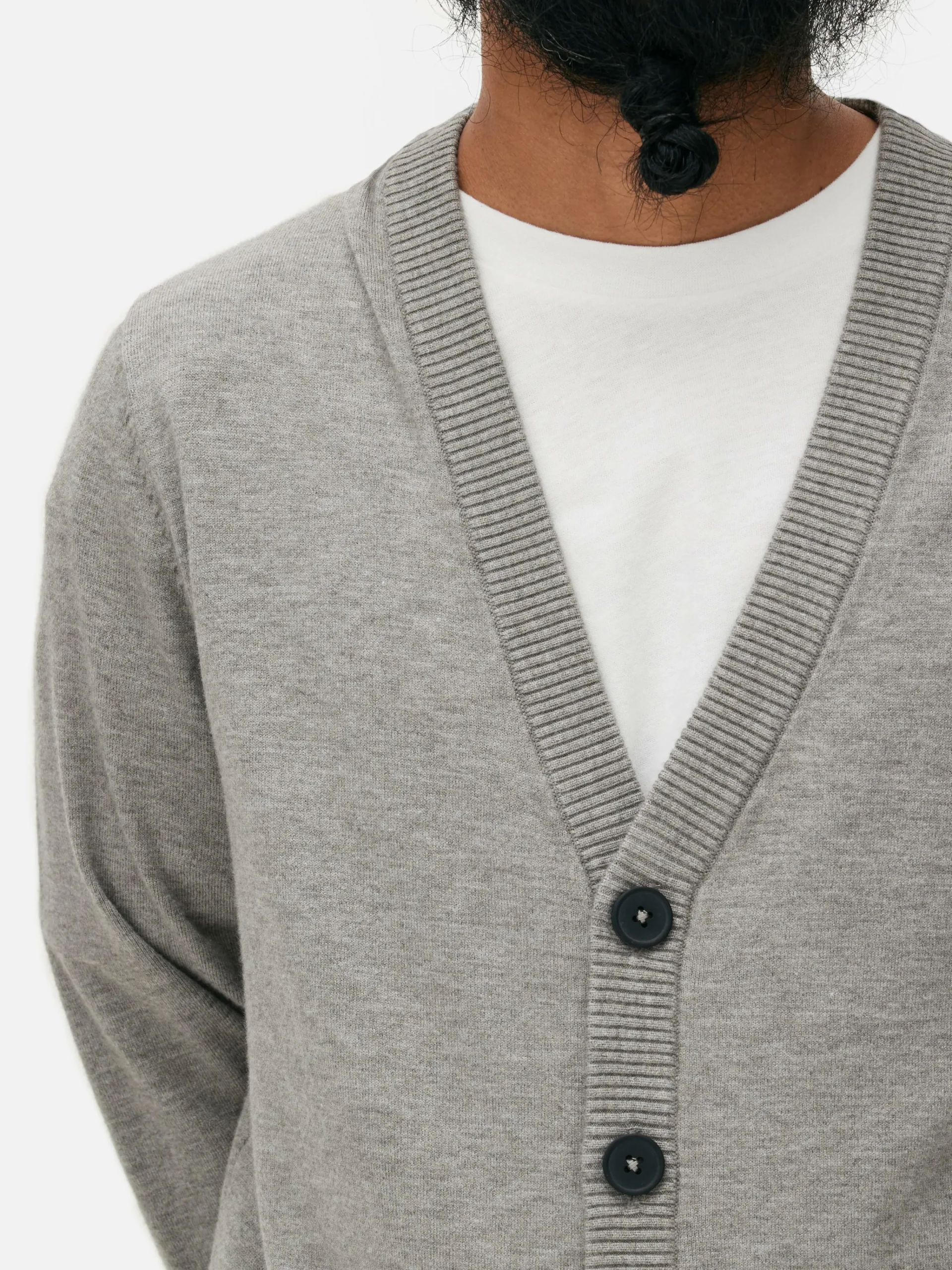 Strickjacke Mit Großen Knöpfen Herren Pullover Und Cardigans