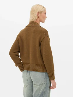 Sale Strick-Polopullover Damen Pullover Und Cardigans