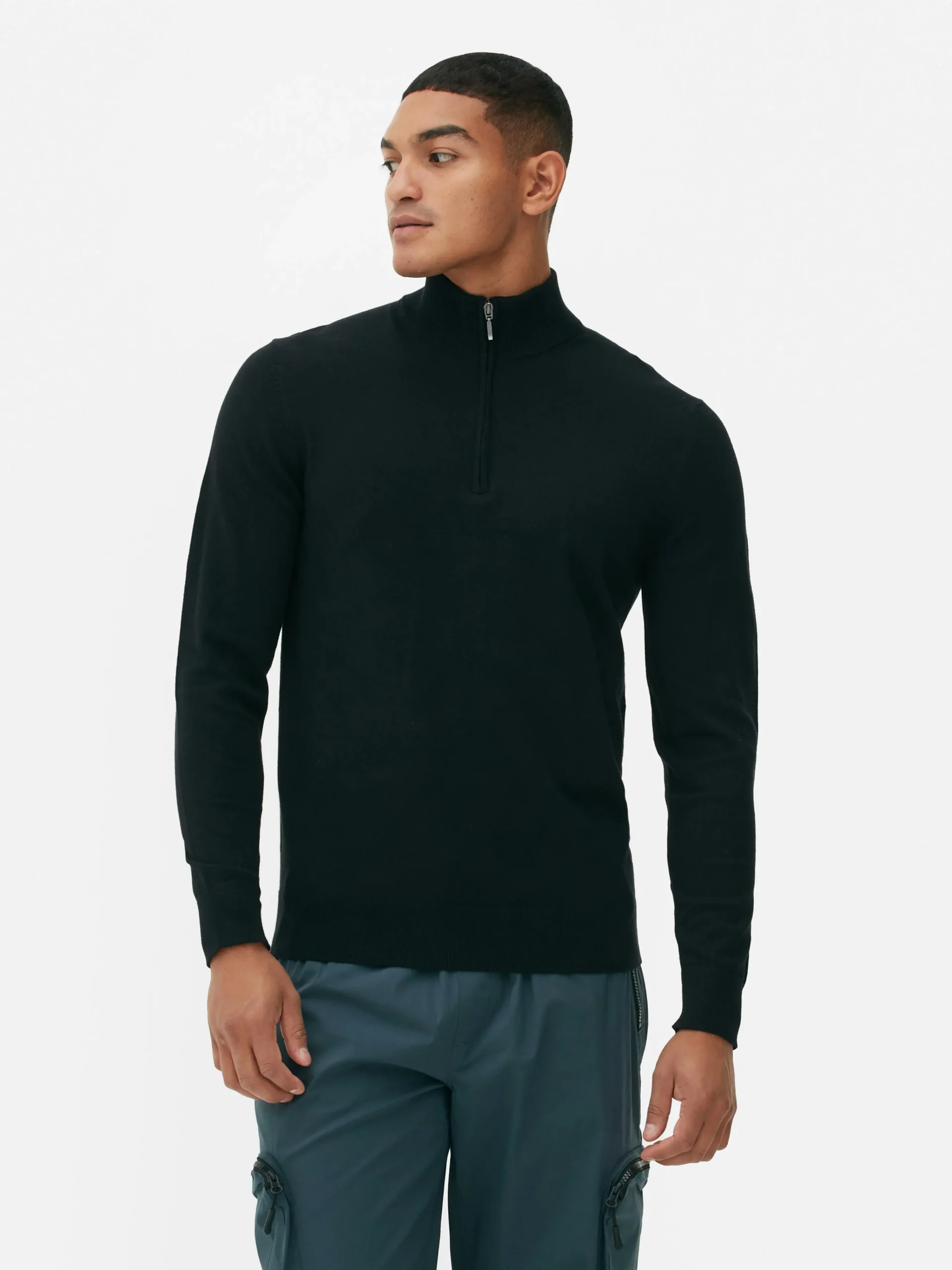 Online Strickpullover Mit Kurzem Reißverschluss Herren Pullover Und Cardigans