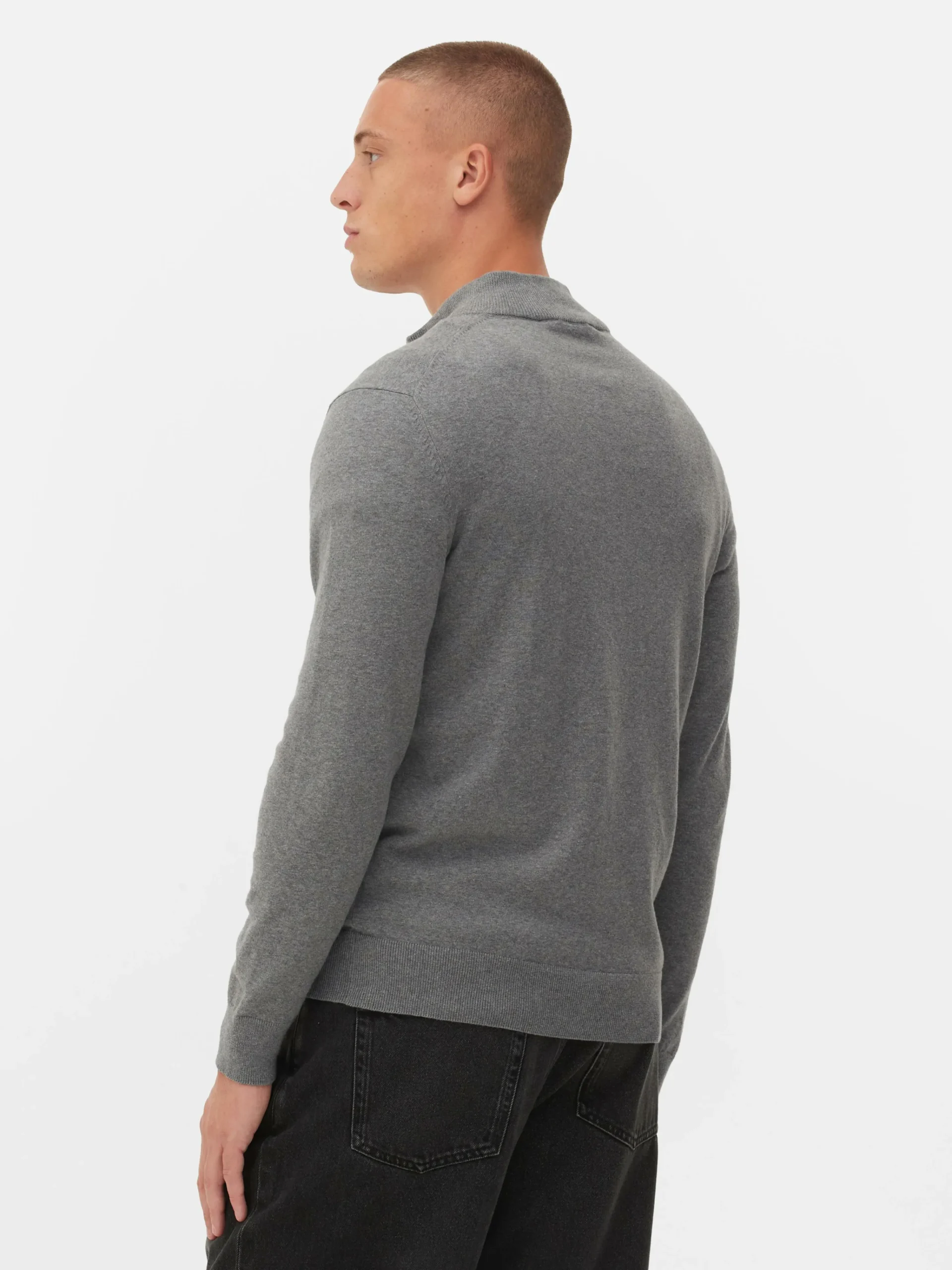 Clearance Strickpullover Mit Kurzem Reißverschluss Herren Pullover Und Cardigans