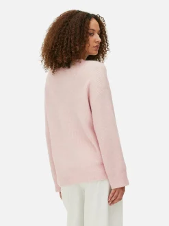 Online Strickpullover Mit Ärmelbündchen Damen Pullover Und Cardigans