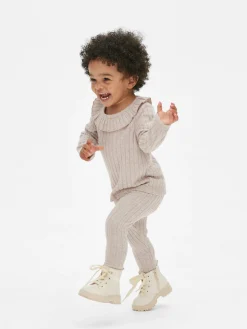 Strickpullover Und Leggings Im Kombi-Set Sets Und Outfits