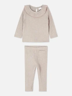 Strickpullover Und Leggings Im Kombi-Set Sets Und Outfits