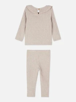 Strickpullover Und Leggings Im Kombi-Set Sets Und Outfits