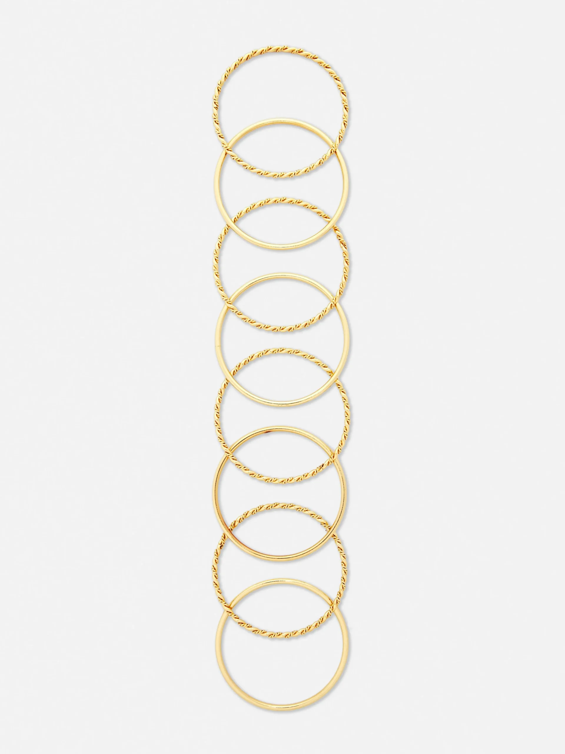 New Strukturierte Armreifen, 8er-Pack Damen Schmuck