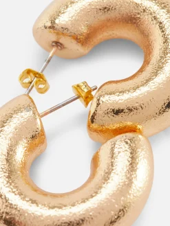 Clearance Strukturierte, Große Creolen Damen Schmuck