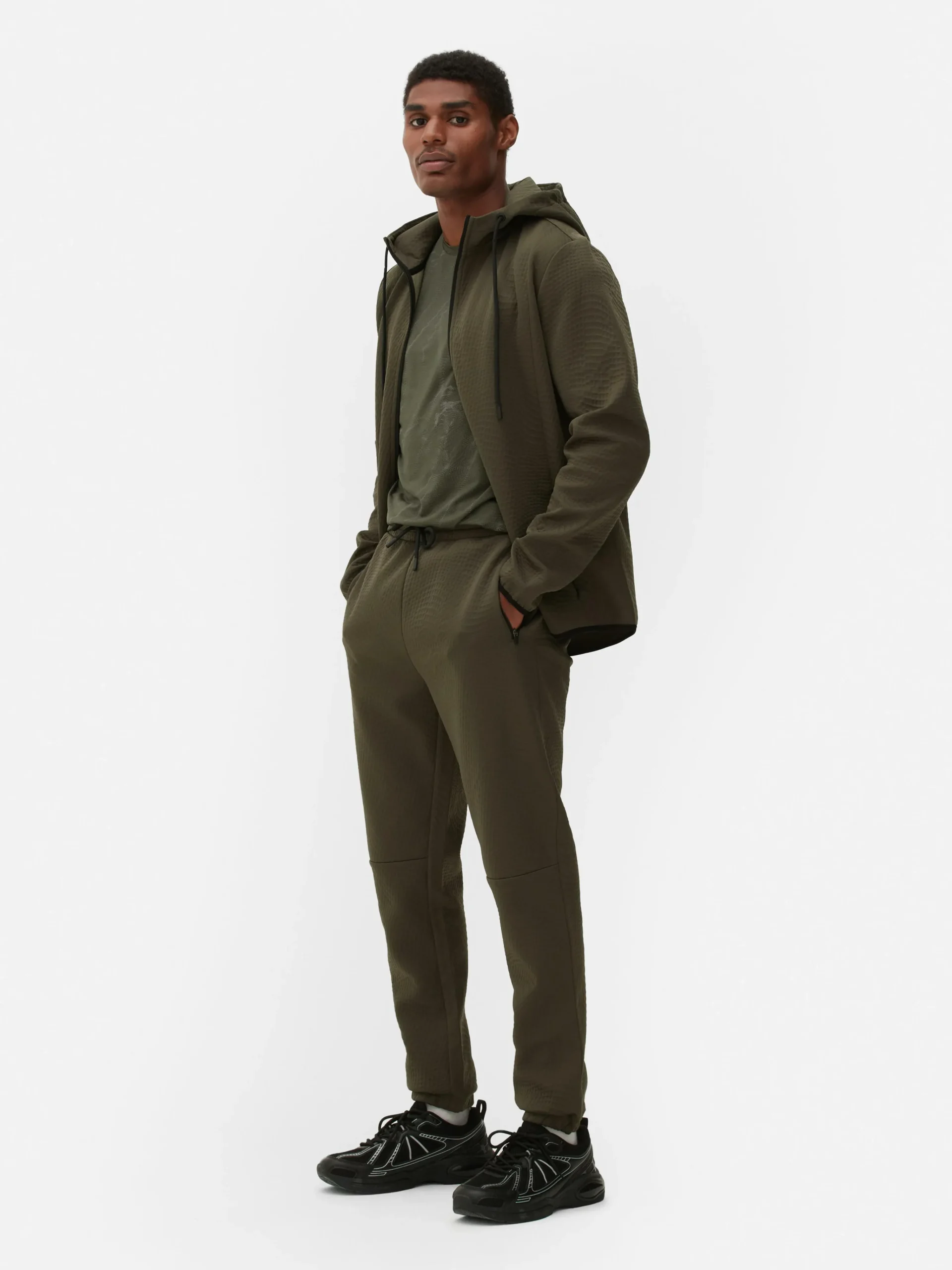 Best Strukturierte Jogginghose Mit Elastischem Bund Herren Sportbekleidung|Jogginghosen