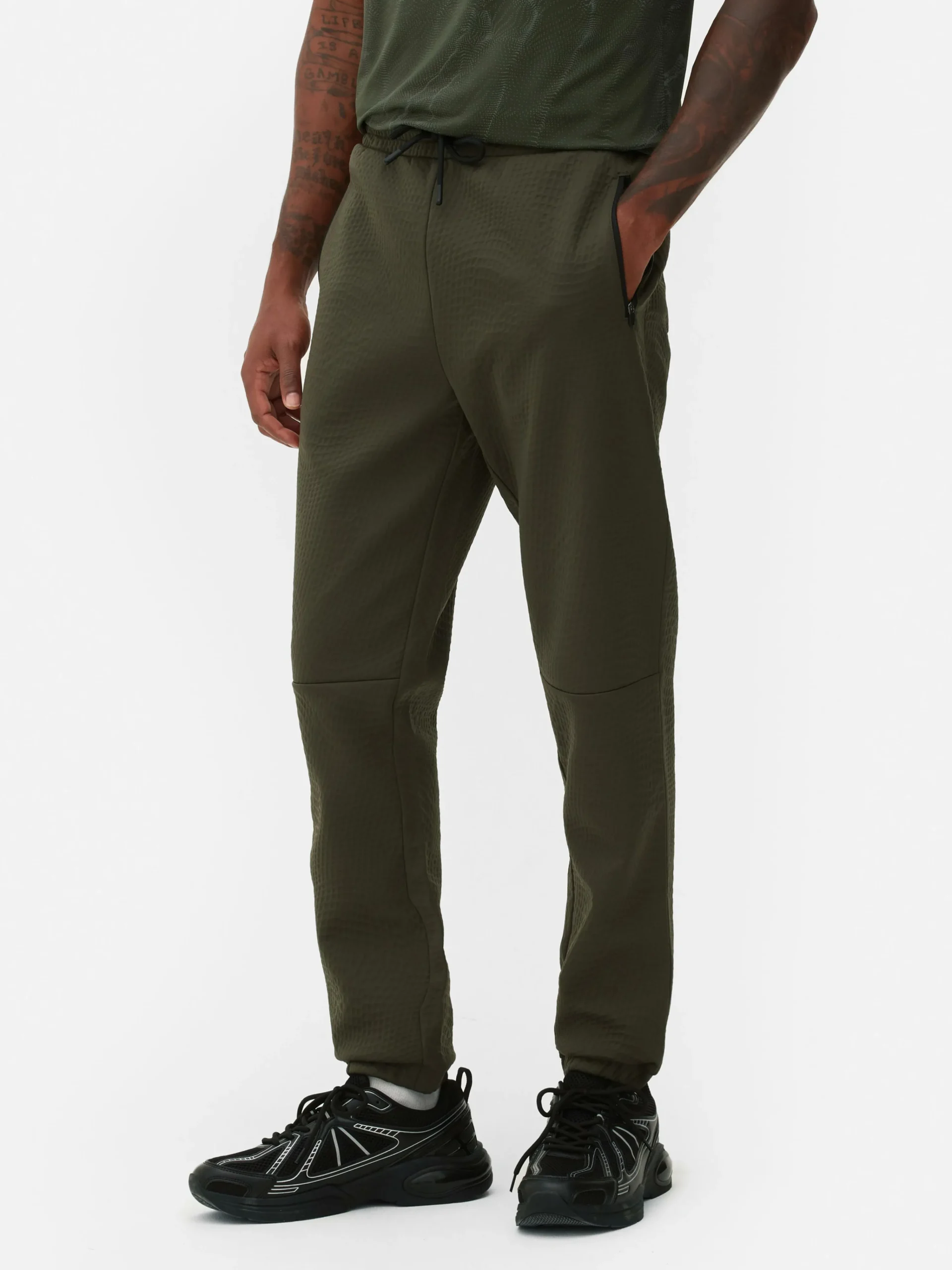 Best Strukturierte Jogginghose Mit Elastischem Bund Herren Sportbekleidung|Jogginghosen