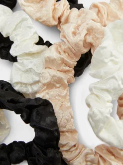 New Strukturierte Mikro-Haargummis, 6er-Pack Damen Haarschmuck