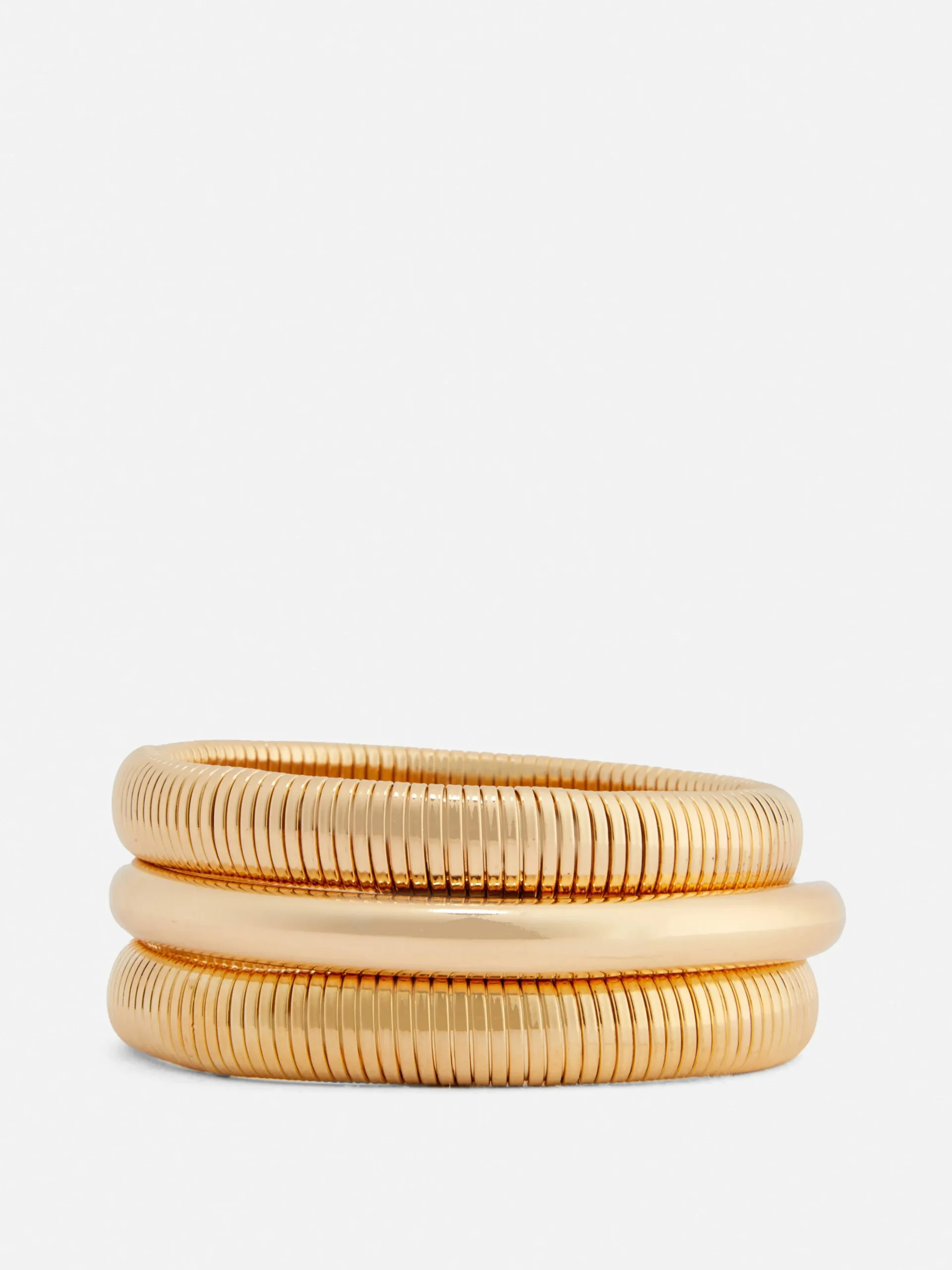 Strukturierte „Rita Ora“ Armreifen, 3er-Pack Damen Schmuck