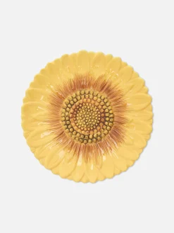 Online Strukturierter Beilagenteller In Blumenoptik Geschirr|Teller, Schüsseln Und Platten