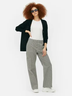 Best Strukturierter Cardigan Im Boyfriend-Look Damen Pullover Und Cardigans