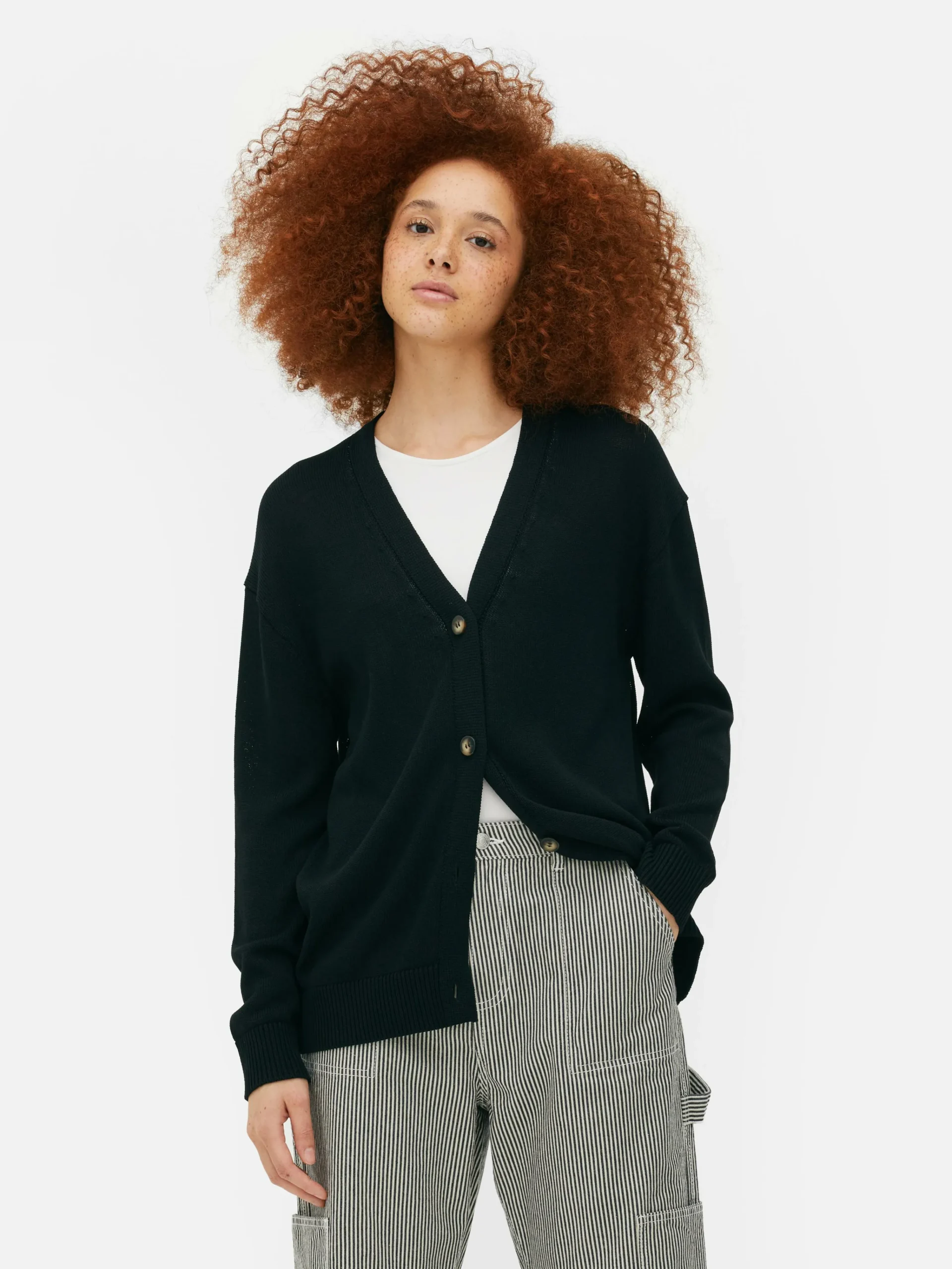 Best Strukturierter Cardigan Im Boyfriend-Look Damen Pullover Und Cardigans