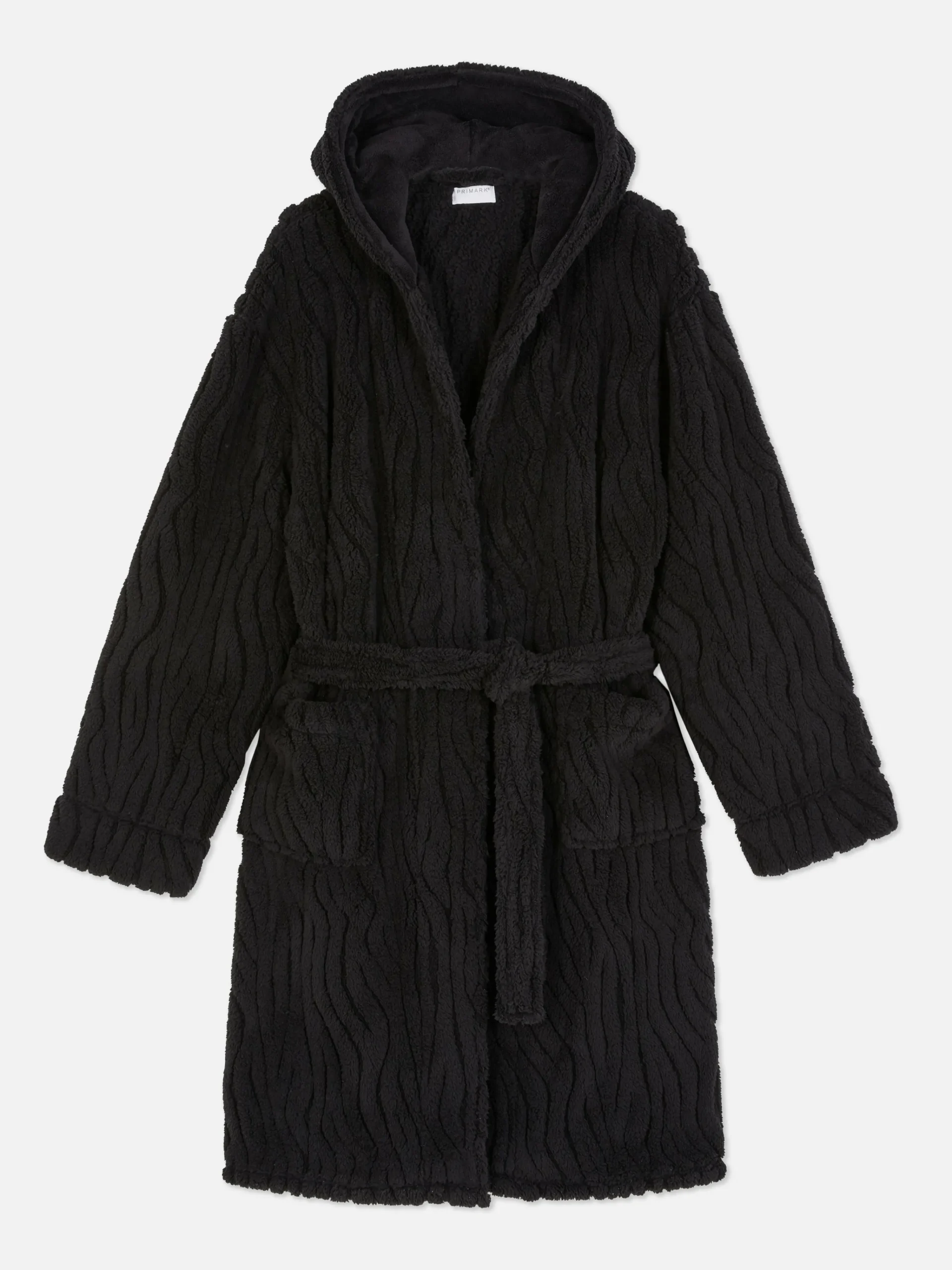 Hot Strukturierter Fleece-Bademantel Herren Schlafanzüge