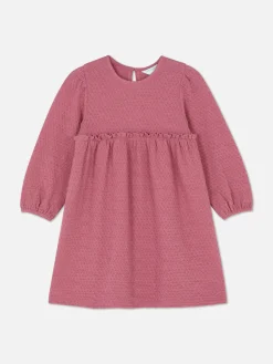 Strukturiertes Jerseykleid Kinder Kleider