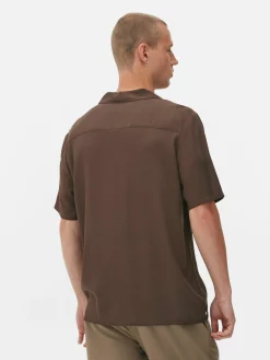 Best Strukturiertes Kurzarmhemd Herren Hemden