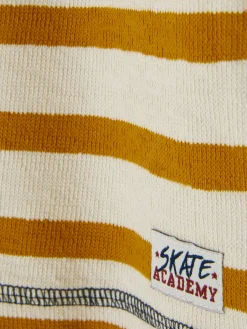 Sale Strukturiertes Langarm-T-Shirt Mit Streifen Kinder Tops Und T-Shirts