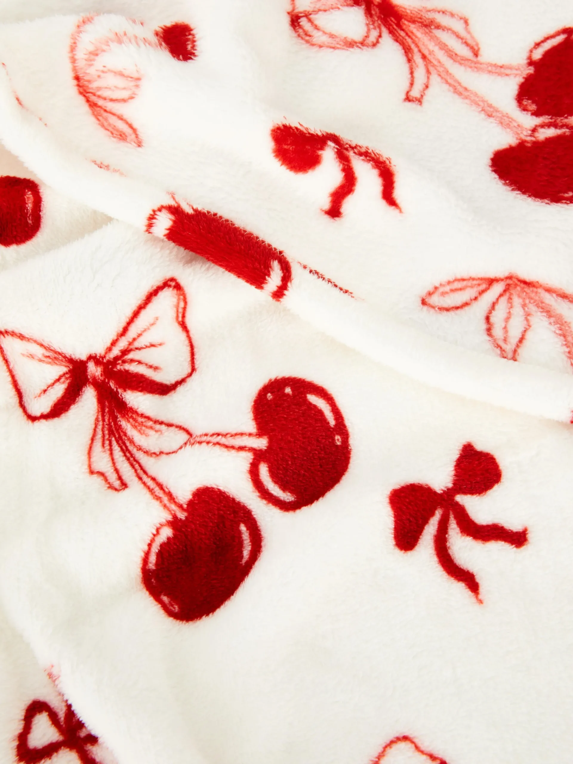 Best Superweicher Überwurf Mit Kirschmuster Decken Und Überwurfe