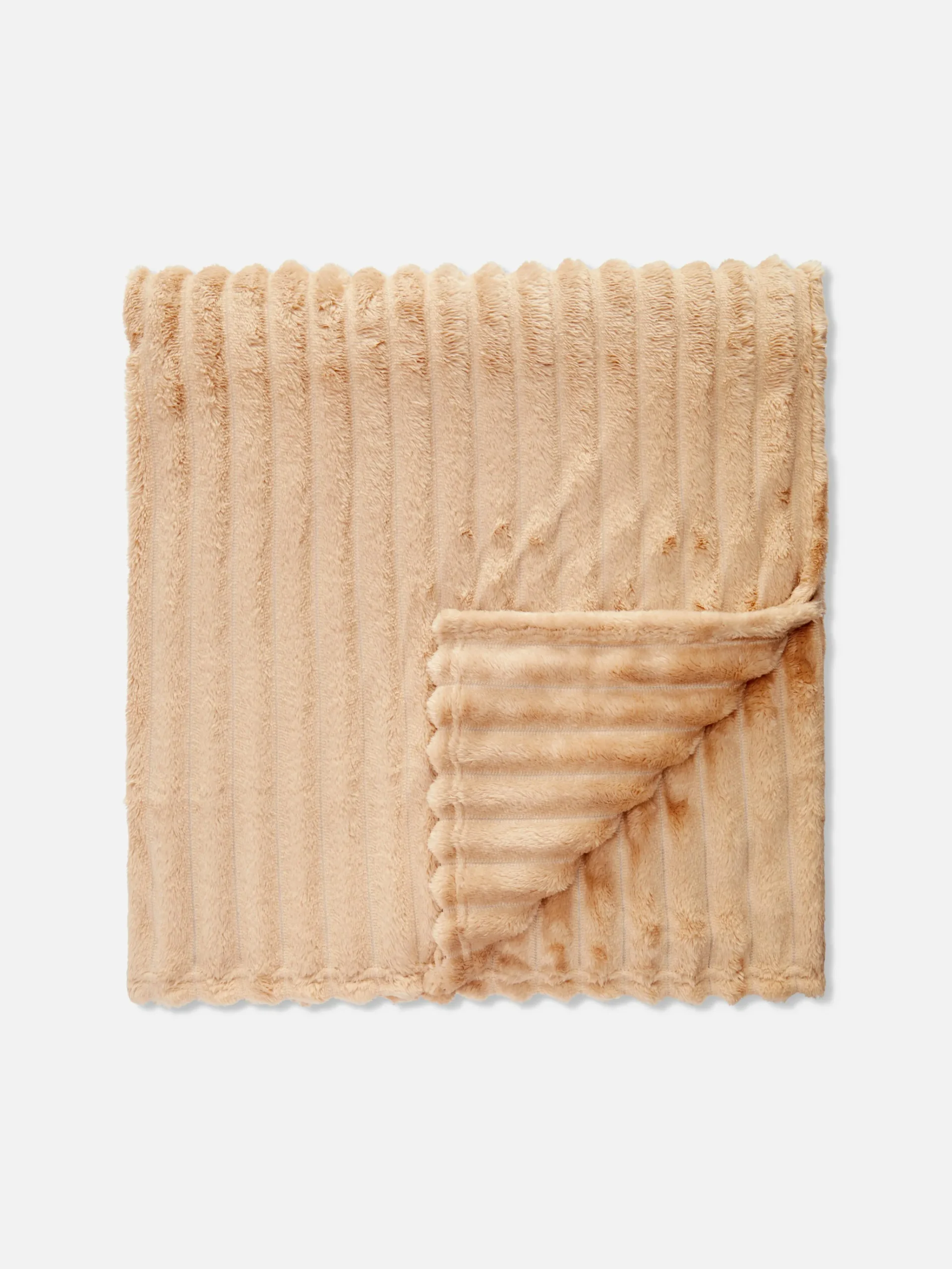 Sale Superweicher, Gerippter Plüschüberwurf Decken Und Überwurfe