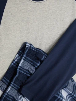 Superweicher, Langer Schlafanzug Herren Schlafanzüge