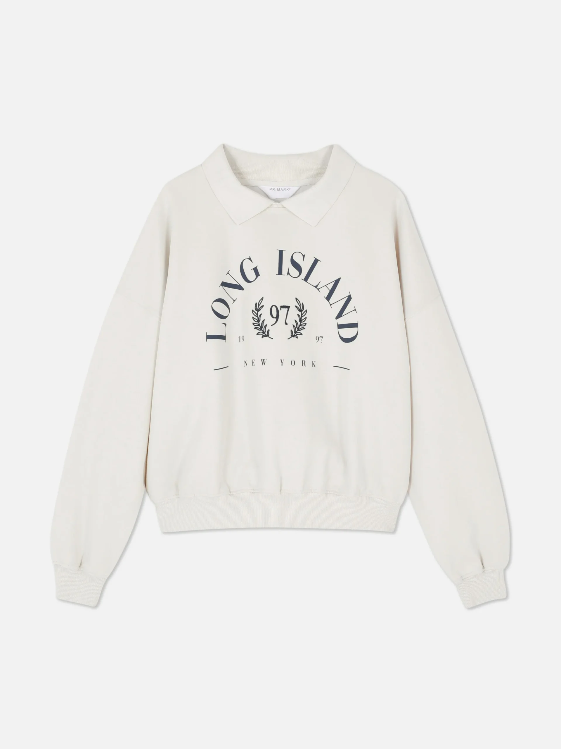 Online Sweatshirt Mit Kragen Und Grafik Damen Hoodies Und Sweatshirts