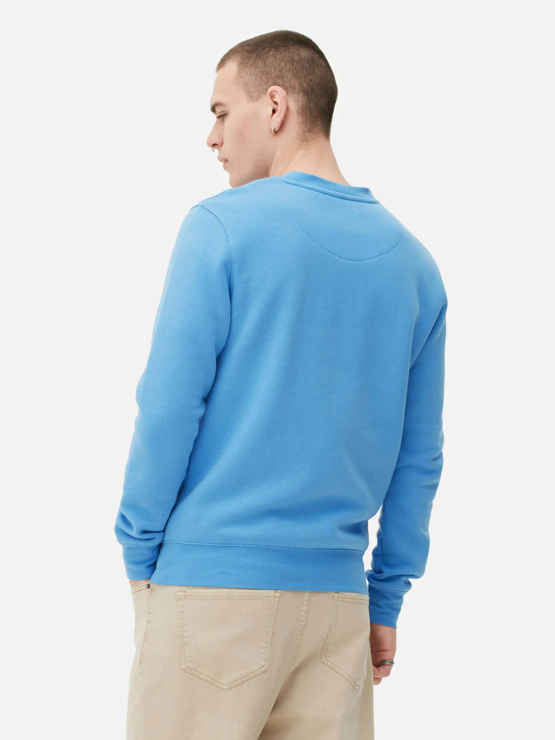 Sale Sweatshirt Mit Rundhalsausschnitt Herren Loungewear|Hoodies Und Sweatshirts