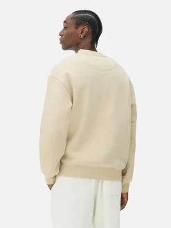 New Sweatshirt Mit Rundhalsausschnitt Im Oversized-Look Herren Hoodies Und Sweatshirts