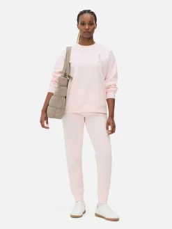 New Sweatshirt Mit Slogan Und Rundhalsausschnitt Damen Hoodies Und Sweatshirts