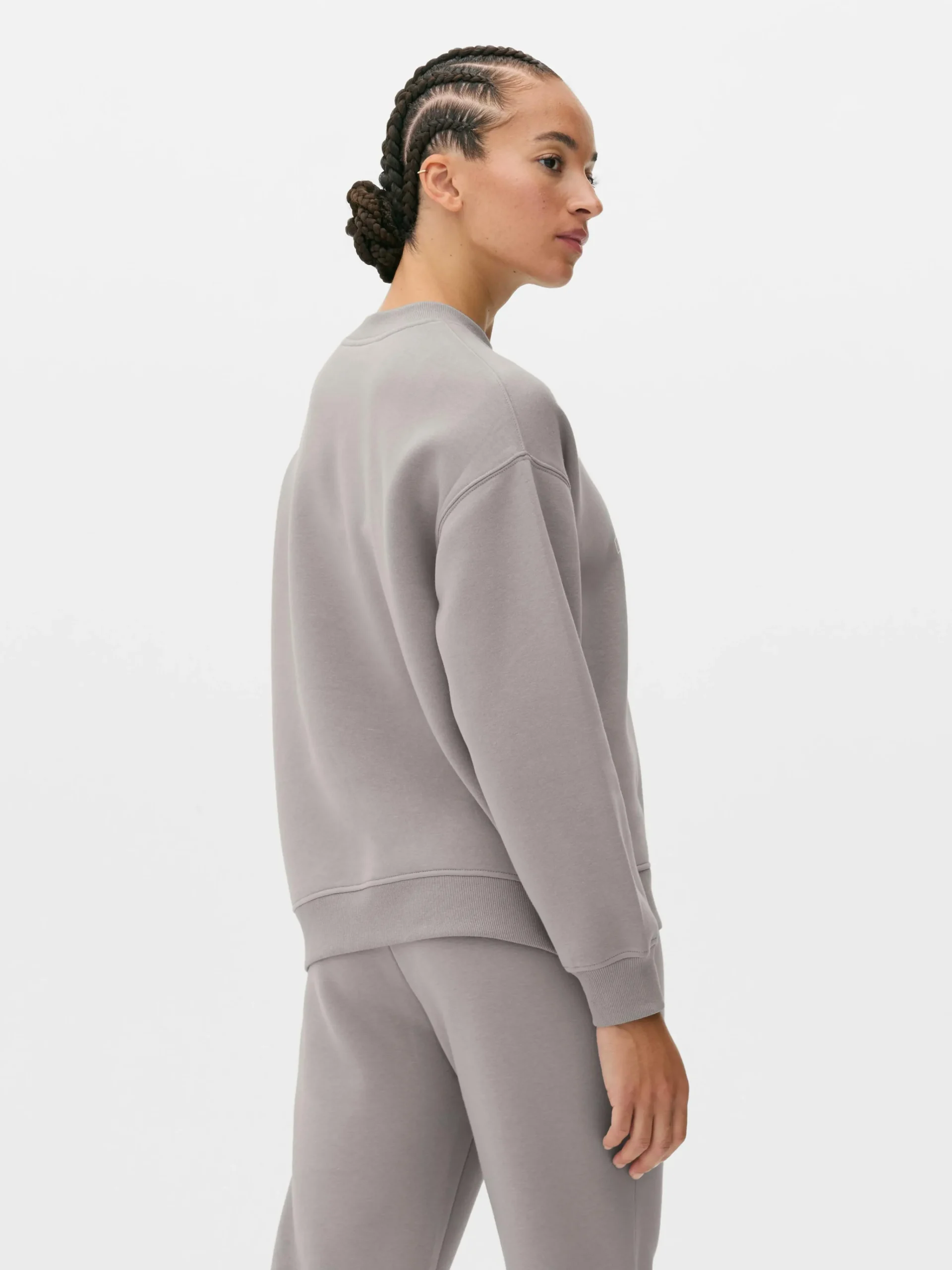 Online Sweatshirt Mit Slogan Und Rundhalsausschnitt Damen Hoodies Und Sweatshirts