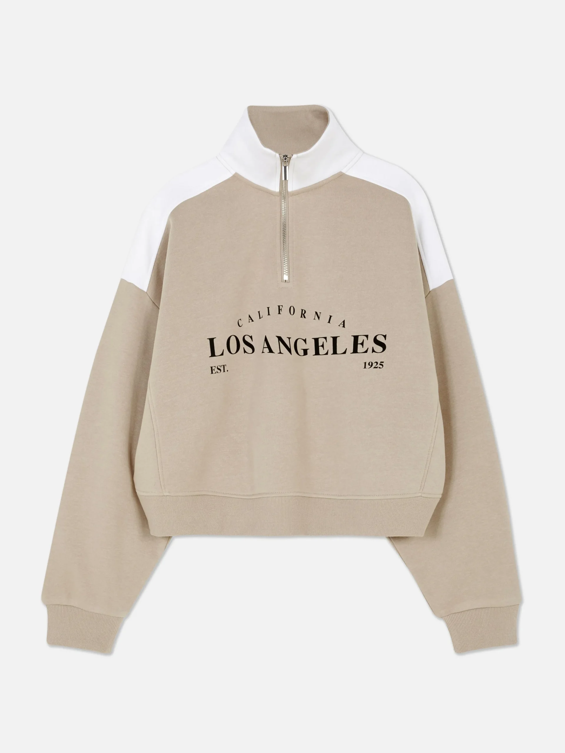 Best Sweatshirt Mit Trichterkragen Und Grafik Damen Hoodies Und Sweatshirts