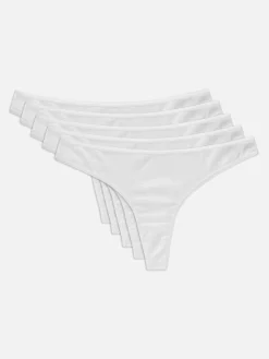 Discount Tangas Aus Baumwolle, 5er-Pack Damen Slips