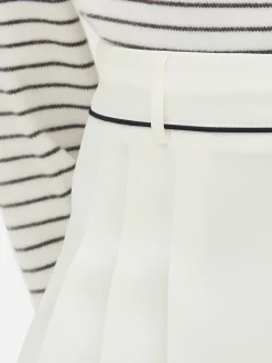 Tennis-Minirock Mit Falten Damen Röcke