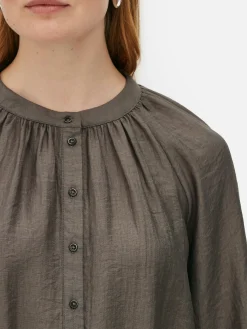 Outlet „The Edit“ Bluse Mit Ballonärmeln Damen Blusen