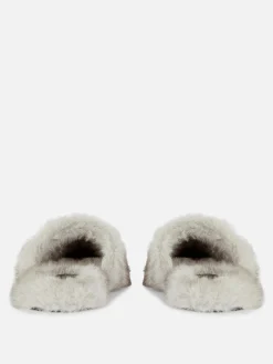 Sale „The Edit“ Flauschige Hausschuhe Damen Hausschuhe