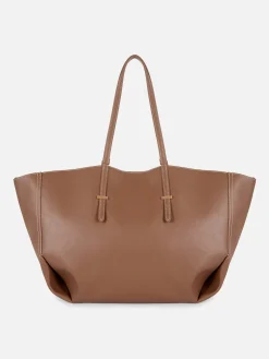 Online „The Edit“ Große Tragetasche Aus Kunstleder Damen Taschen Und Portemonnaies