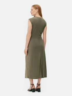 Discount „The Edit“ Jerseykleid Mit Twistdetail Damen Kleider